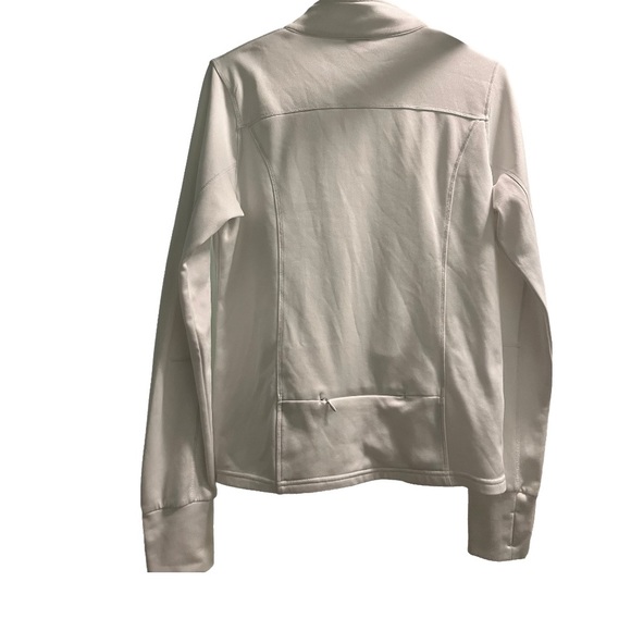 NWOT Miami Open White Tennis Athletic Woman’s Zipper Jacket with Pockets, Size S - Picture 2 of 8